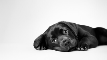 black labrador puppy