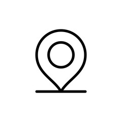 pin pointer icon vector design illustration template in trendy style