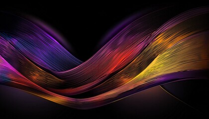 Fototapeta premium Abstract black colorful background. Vector abstract graphic design banner pattern presentation background web template.