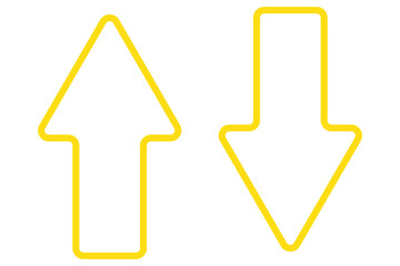 up and down arrow icon