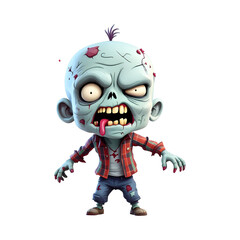 Chibi Zombie Transparent Background