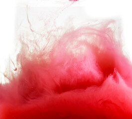 abstract formed by color dissolving in water