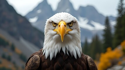 Fototapeta premium american bald eagle