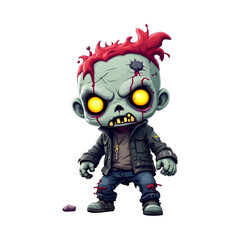 Chibi Zombie Transparent Background