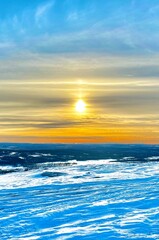 Obraz premium coucher de soleil en Suede