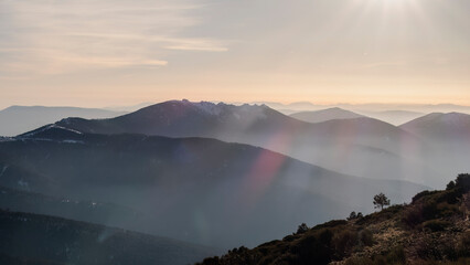 Atardecer sierra de Guadarrama 2
