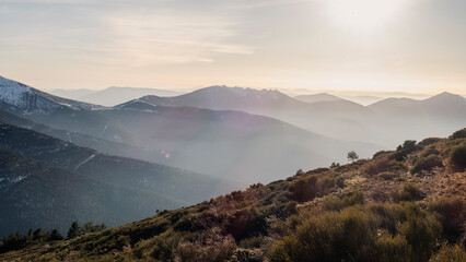 Atardecer sierra Guadarrama 1