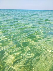 turquoise water and blue sky