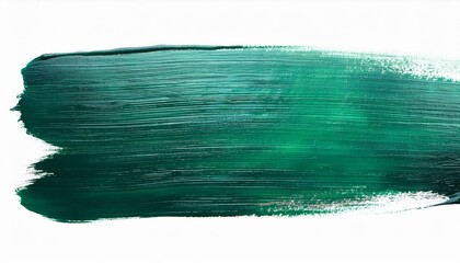 dark green watercolor brush stroke paint isolated on white or transparent png