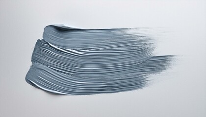 paint brush stroke over the white paper