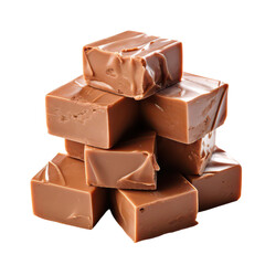slice of chocolate isolated on transparent background,PNG