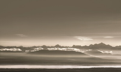Lake Geneva And The Swiss Alps