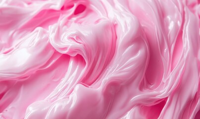 Obraz premium Soft pink glowing lines creating an abstract art piece, symbolizing creativity and digital space.