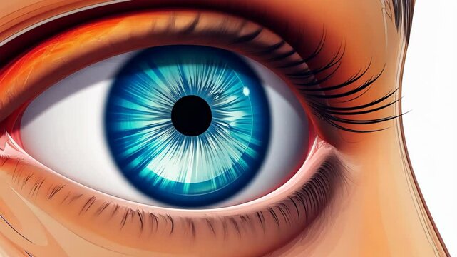 Learn about glaucoma with a detailed anatomy diagram of the eye, showing increased pressure and optic nerve damage. Educational and informative illustration.