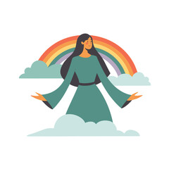 2d vector illustration for cartoon character design for kids and comic book stickers printing and cartoon movie 
