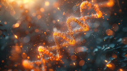 dna strings illustration