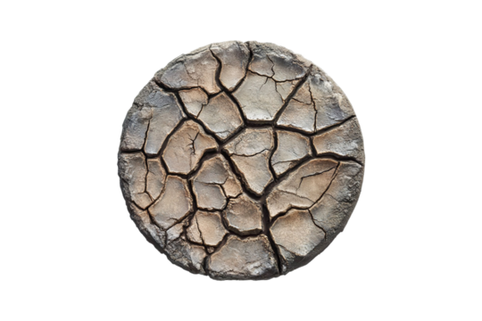 Cracked Earth Disc Drought Texture Dry Soil,