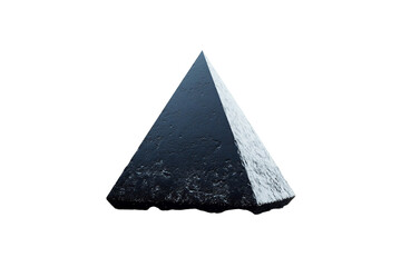 Dark Stone Pyramid Abstract 3D Render