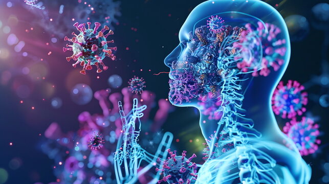 virus infection concept