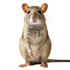 rat in front of isolated on transparent background,PNG