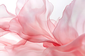 Abstract background with pink flower petals