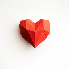 Geometric Origami Heart: A Unique Paper Craft