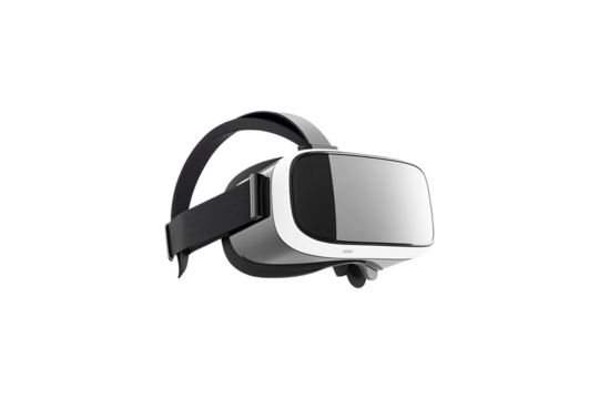 Sleek VR Headset Virtual Reality Technology Future Tech,