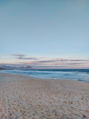 Sunset on the beach