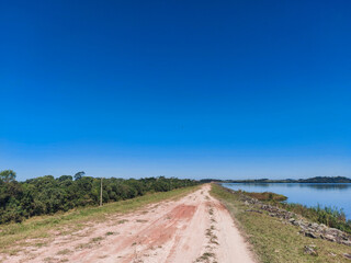 country road in the countryside