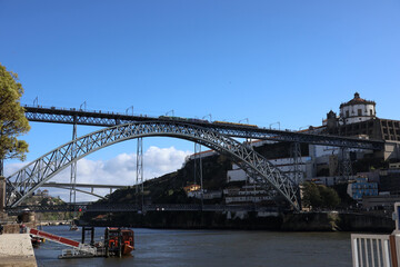 Naklejka premium Dom Luís I Bridge Porto Portugal
