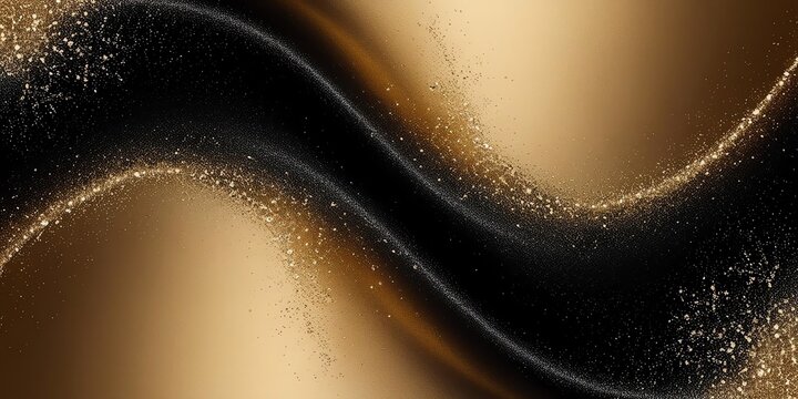 A luxurious background with a gradient of deep gold to rich black, featuring subtle sparkles and elegant textures.3