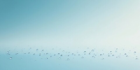 A minimalist background with scattered water droplets on a soft blue gradient, creating a calm, clean look.2