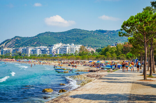 Beautiful summer sea landscape in Vlora, Albania