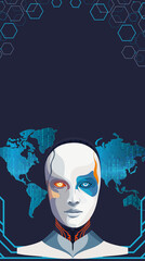 AI in the world poster idea
