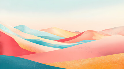 saharan sand horizon dunes