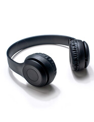Modern headphones with advanced sound technology, featuring sleek design and high-quality audio performance, isolated on a neutral background.