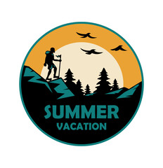 SUMMER VACATION LOGO VECTOR A...