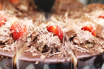 Black Forest Cake in a coffee shop