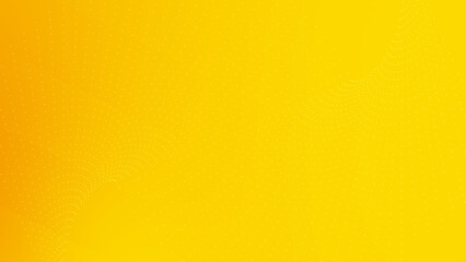 White dots sparsely cover yellow background forming swirling patterns..