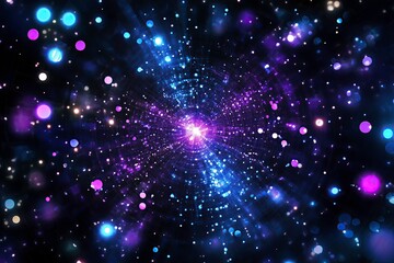 Obraz premium Abstract Cosmic Explosion