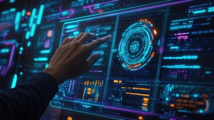 Obraz premium Digital transformation strategy board with process automation plans, cloud integration, and AI-driven insights