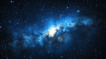 Obraz premium Cosmic Nebula Celestial clouds glowing, deep space backdrop, science fiction