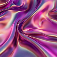 Obraz premium Iridescent Fabric Drape Abstract Purple Gradient Texture, Abstract, Texture