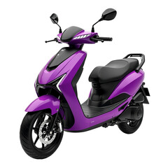 Scooter on transparent background