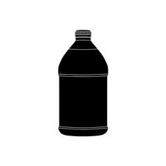 Pickle Juice Bottle Icon in black fill vector illustration style. Top choice editable graphic resources for many porposes.