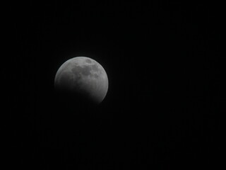 The Moon during the Solar Eclipse