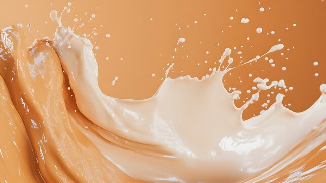 Dynamic Chocolate Swirl with Powder / パウダーとダイナミックなチョコレートの渦