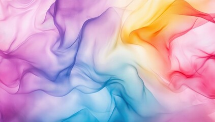Abstract colorful flowing fabric background