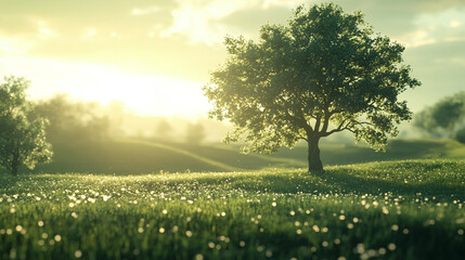 A scientist analyzes DNA data on a holographic interface in a tranquil forest, symbolizing the fusion of nature and technology, the hidden evolution of life, and the quest to understand genetic myster