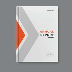business annual report template cover design